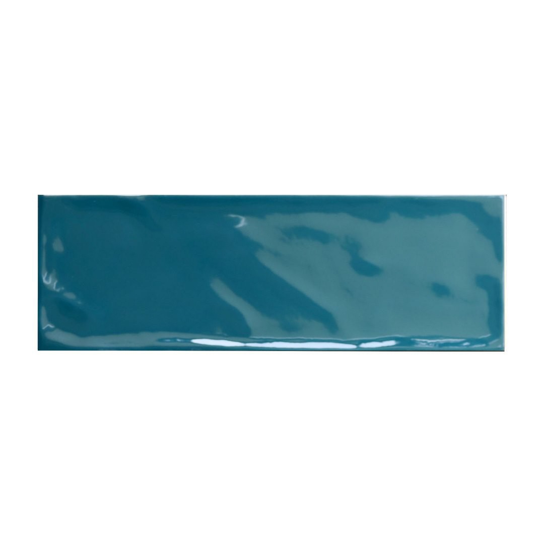 SUBWAY-PEACOCK-BLUE-GLOSSY-WAVY-STRAIGHT-EDGE-10x30cm